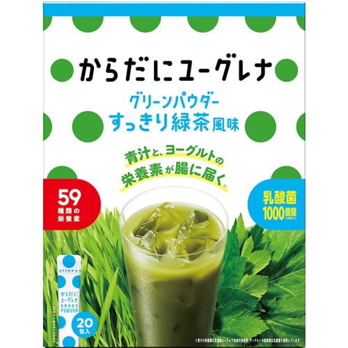 （海の日はネネン祭り特典）からたにユーグレナ　スッキリ緑茶風味